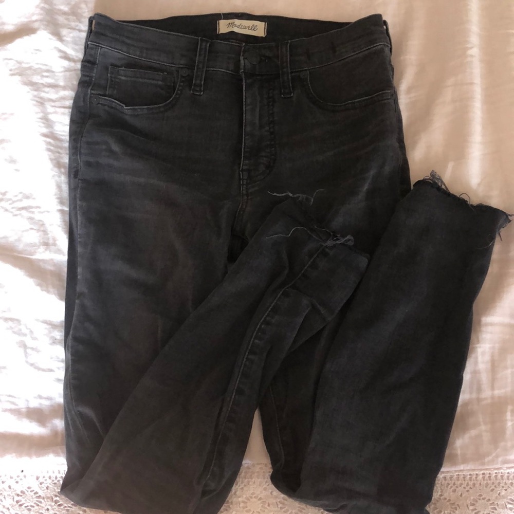 Madewell 9”inch high rise skinny jeans!